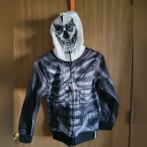 Fortnite Boy's Zip Up Hooded Sweatshirt Size Medium